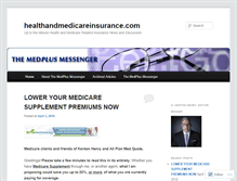 Tablet Screenshot of healthandmedicareinsurance.com